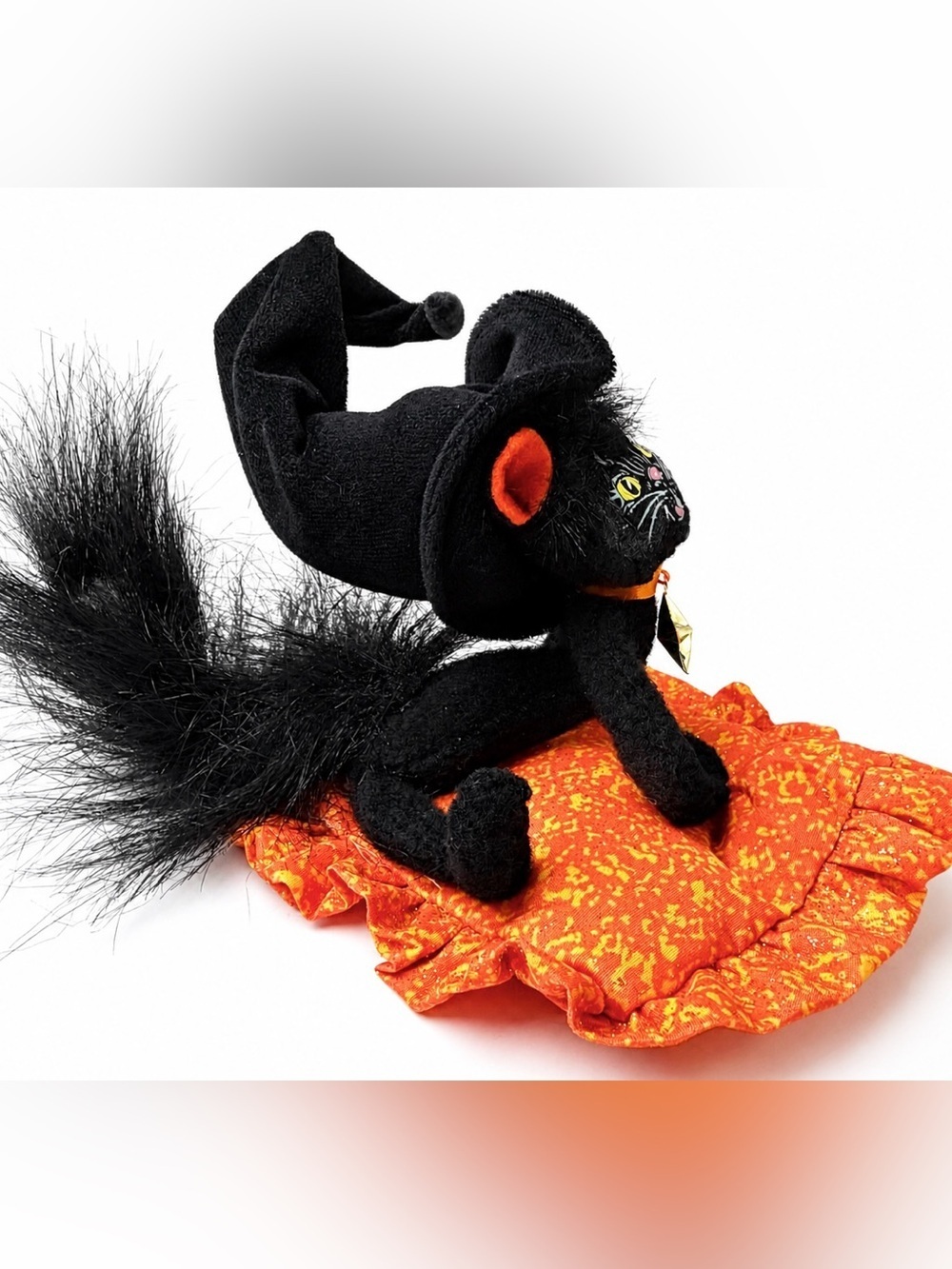 Annalee Moonlight Witch Cat & Halloween Elf Set Vintage 2003 & 2009 - Picture 9 of 12